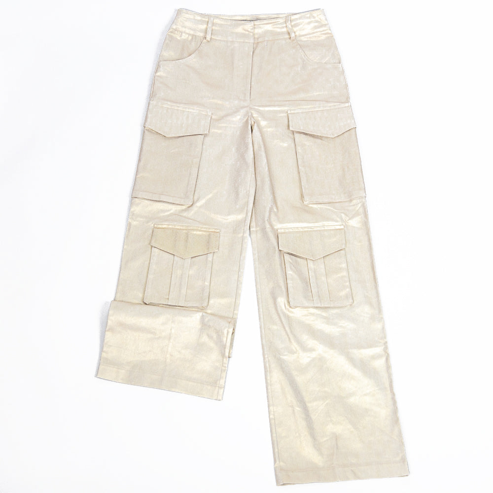 Ivory Cargo Pants