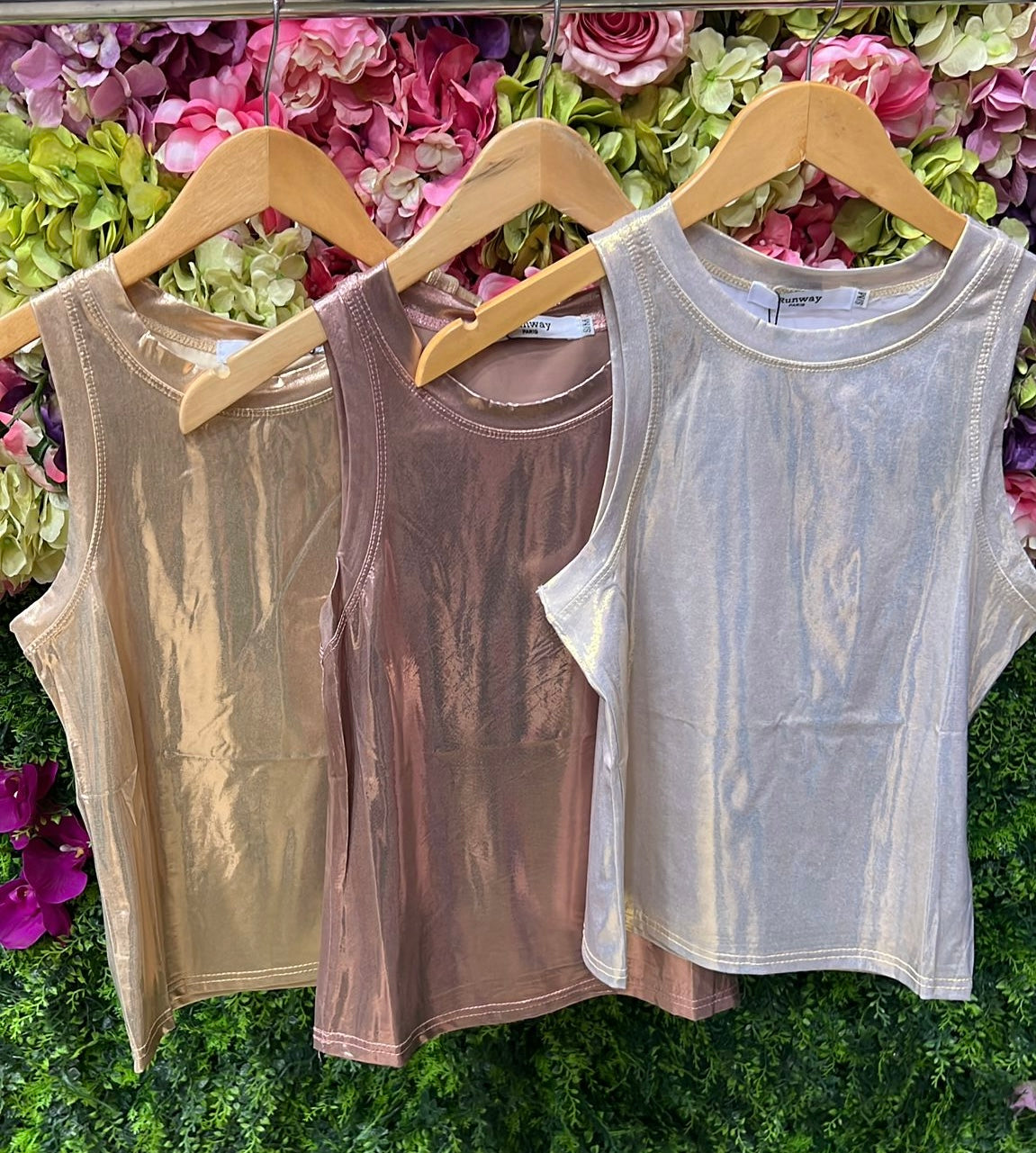 Metallic Tops