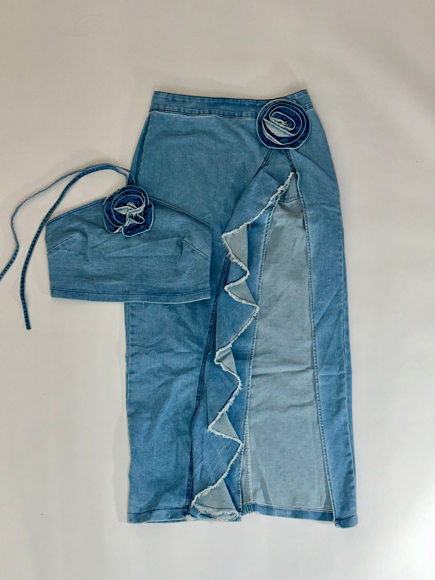 Flower Jeans Set