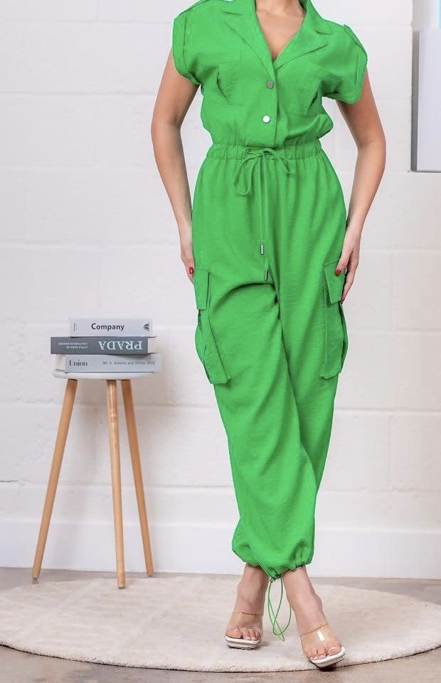 Cargo Styled Jumpsuit