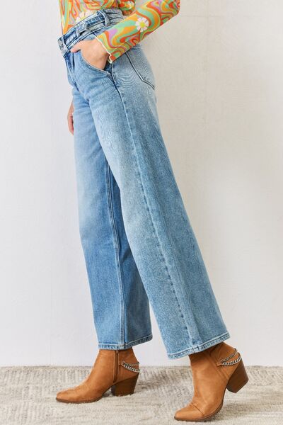 Kancan High Waist Wide Leg Jeans